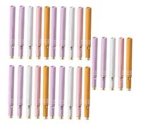 MERRYHAPY 25pezzi Pennello Per Labbra Retrattile Professionale Da Metallo Applicatore Per Rossetto e Cosmetici Brush Per Lip Balm e Ombretto Pratico e Portatile