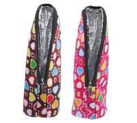 MERRYHAPY 2pezzi Borsa Termica Isolante Per Bottiglie Borsa Porta Bottiglia Con Zip Facile Adatta Per Passeggini e Uscite All Aperto Mantiene Latte Fresco Durante Lo Svezzamento