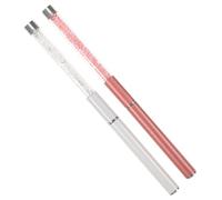 MERRYHAPY 2pezzi Pennello Per Sopracciglia e Scovolino Per Ciglia Da Pennello Per Mascara e Extension Ciglia Bacchetta Per Pennelli Scovolino Ergonomico