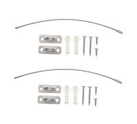 MERRYHAPY 2sets Cinghie Per Antiribaltamento Straps Regolabili Per Protezione Accessori Per Inossidabile Per Librerie e