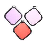 MERRYHAPY 3 pezzi Filtri Subacquei per Obiettivo Fotocamera Custodia Protettiva in Filtro Immersione per Correzione Colore Acqua Blu e Acqua Pura Resistente a Graffi Profondità