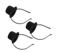 MERRYHAPY 3 Pezzi Mini Top Hat Headband Costume Headpiece Vintage Festive Hairband For Christmas Party Victorian Style Fascinator For Themed Events And Carnival