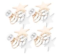 MERRYHAPY 36 Pezzi Fermagli Spirale Per Donne Forcina Per Spirali Clip Fermagli A Forma Di Stella