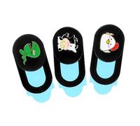 MERRYHAPY 3pezzi Copertura Webcam Animali Creativa Premium Per Laptop Computer e Smartphone Protezione Privacy Adorabile e Pratica Perfetta Per Decorare e Sicurezza Quotidiana