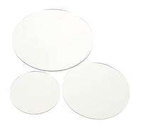 MERRYHAPY 3pezzi Pannelli Riflettenti Acrilici Circolari Per Fotografia Di Accessori Professionali Per Scatti Di Gioielli Cosmetici e Decorazioni Domestiche