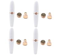 MERRYHAPY 4 Pezzi Rasoio Elettrico Multi per Donne Depilatore USB per Sopracciglia e Facile Usare e Portatile Bianco