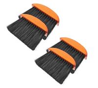 MERRYHAPY 4 Pezzi Spazzole in Legno per Stufa Manico Ergonomico Spazzola Mano Resistente Alte Temperature per Pulizia Focolare Pietra Metallo Legno per Casa Auto Divani e Piani di Lavoro