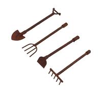 MERRYHAPY 4pcs Dollhouse Giardinaggio Mini Piante Decorazione Miniture Strumenti da Giardino in Miniatura Accessori Gioielli Accessori per Piante Succulente Strumenti Fattoria Accessori da