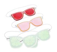 MERRYHAPY 4pezzi Frutta Gel Eye Mask Maschere Decorative Per Occhi Accessori Per Casa e Compressa Fredda Per Rilassamento Per Adulti