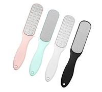 MERRYHAPY 4pezzi Raspini Per Piedi Inossidabile Strumento Per Pedicure Doppia Faccia Rimozione Di Morta e Talloni Secchi Design Ergonomico e Antiscivolo Dei Piedi Per Uomini e Donne