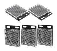 MERRYHAPY 5 Pezzi Riflettore Retroriflettente Per Raggio Fotoelettrico Accessorio Riflettente Per Raggi Pannello Quadrato Retroriflettente Sostituzione Pannello Fotoelettrico Uso in Cantieri