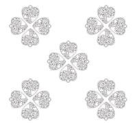 MERRYHAPY 50 Pezzi Ciondoli Decorativi a Forma di Albero Cuore | Stile Semplice e Unico, per Festival e Casa, Accessori DIY per Impreziosire Creazioni