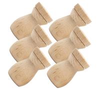 MERRYHAPY 6 pezzi Ciondolo Diffusore in Legno per Auto Design e Resistente Accessorio Decorativo DIY per Donne e Ragazze