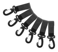 MERRYHAPY 6 pezzi Ganci Passeggino Rotanti in Plastica Portaborse e Accessori per Ragazzo Ragazza Ganci Appendiborsa Riutilizzabili e Resistenti per Borse Pannolini e Spesa