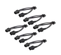 MERRYHAPY 6pezzi Cavi Di Alimentazione Pcie Per Gpu Cavo Splitter y Da Pin Pin Adattatore Di Alimentazione Per Schede Grafiche Cavi Pcie Per Computer Prolunga Per Cavo