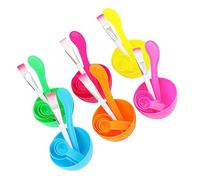 MERRYHAPY 6pezzi Ciotole Per Maschere Diy Con Cucchiai Dosatori Per Maschere Facciali Strumenti Miscelazione Per Skincare Accessori Casual