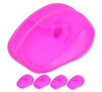 MERRYHAPY 6pezzi Cuffie Protettive Silicone Per Colorazione Da Lavabili e Riutilizzabili Per Parrucchieri e Uso Domestico Protezione Durante e Lavaggio Dei