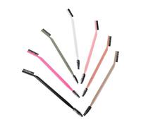 MERRYHAPY 7 Pezzi pennello per correttore pennelli make up pettine per sopracciglia per le sopracciglia pennello per ombretto separatore di pettine per ciglia oculari nylon