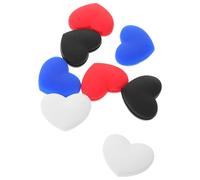 MERRYHAPY 8 Pezzi Ammortizzatore a Forma di Cuore per Racchette da Tennis in Gomma Assorbimento degli Urti per Protezione Polsi Accessorio per Allenamento Tennis