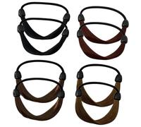 MERRYHAPY 8 pezzi Elastici Capelli Elastici per Donna Fasce Naturali Invisibili per Coda di Cavallo Accessori Moda Eleganti in Colori Misti Adatti Tutti i Tipi di Capelli e Occasioni