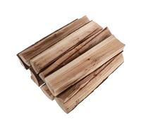 MERRYHAPY 8 Pezzi Legna da Ardere di Cedro e Pino 8 Pezzi Corteccia 22Cm, Ceppi Decorativi per Caminetto e Bracieri da Giardino, Legna da Ardere per Interno e Campeggio, Tronchi Naturali per