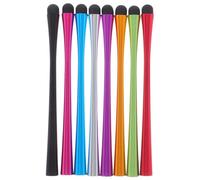 MERRYHAPY 8 Pezzi Penna Stylus Capacitiva per Smartphone e Tablet, Materiale Silicone e Metallo, Funzione Antiscivolo e Riduce Tocchi Errati, per Dispositivi Schermo Colore Colore Casuale