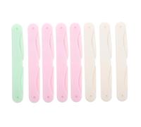 MERRYHAPY 8 Pezzi Rasoio per Sopracciglia Pieghevole con Pettine Trimmer Portatile per Facile Controllo e Design per Viaggi e