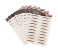 MERRYHAPY Adesivi Per Sopracciglia Da Trucco 8 Fogli Adesivi Per Modellare Le Sopracciglia Non Femminili Istantaneamente Il Tuo Look