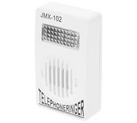 MERRYHAPY Amplificatore in e per Suoneria Compatto Telefono Bianco Fisso Volume Regolabile Materiale Pp Uso Domestico e Anziani