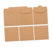 MERRYHAPY Buste in Carta Kraft per CD E Dvd 50 Pezzi Facili da Usare E Riporre per Archiviazione Termine