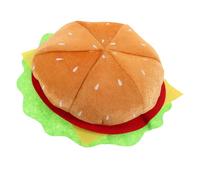 MERRYHAPY Cappello Hamburger Divertente per Festa Cosplay, Leggero e Comodo | Funny Hat, Celebrazione e Carnevale, Non Tessuto, Facile da Indossare e Togliere