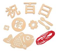 MERRYHAPY Cartelli in Legno per Ragazzo Ragazza Beige Set 1 Pezzo per Registrare la Crescita come Decorazione Fotografica per Nuovi Genitori