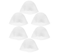 MERRYHAPY Cuffia in Silicone Riutilizzabile per Mèches con Fori Bianchi, Cappellino per Tintura Chioma Delicato Sul Cuoio Capelluto, Kit Professionale per Evidenziare Chioma, Set da 6 Pezzi