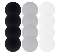 MERRYHAPY Cuscinetti Paracolpi in Silicone 12 Pezzi per Maniglie di Porte, Protezione Antiurto Silenziosa per Porte Interne Domestiche e Bagno
