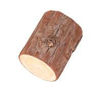 MERRYHAPY Di Moncone Sospeso D'albero Piccolo Pianta Abbaio Ceppo di Legno Decorativo Fioriere da Pareti Sospese Appendiabiti per Fioriere bambù