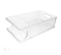 MERRYHAPY Dispenser Bevande Impilabile Contenitore Portabicchiere Organizer Per Frigorifero Per Soda Birra E Altri Bevande in Lattina