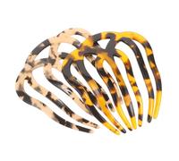 MERRYHAPY Elegante Pettine Per Con Acido Acetico 2 Pezzi Pettine Per Lo Styling A 7 Denti Per Donne Ragazze E Spose Set Di Accessori Per Alla Moda E Creativi
