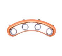 MERRYHAPY Espansore per Dita per Principianti in Abs e Silicone Arancione per Rafforzare e Aumentare la Distanza delle Dita Durante L'uso di Strumenti Musicali come Sax e Basso