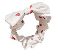 MERRYHAPY Fascia Capelli Donna Elastica in Traspirante con Motivo Fragola Leggera e Comoda per Trucco Lavaggio Viso e Maschera Accessorio per Ragazze e Donne