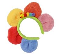 MERRYHAPY Fiore Colorato Testa Headband Per Donne Decorativa e Adatta Per Feste Cosplay e Foto Headband Con Decorazione Di Caterpillar Colori Vivaci e Materiale Sicuro
