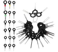 MERRYHAPY Kit 39 Pezzi Utensili Leggero e Resistente in Plastica e Metallo per Smontaggio Connettori Veicolari Stili Multipli per Riparazione Cablaggio e Pin Elettrici Stili Multipli