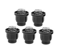 MERRYHAPY Manopola di Controllo Accensione Stufa Barbecue 5 Pezzi, Cappuccio Pulsante per Braciere, Accessorio per Riscaldatore a Gas da Giardino, per Campeggio e attività All'aperto