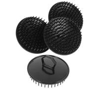 MERRYHAPY Massaggiatore per Cuoio Capelluto 4 Pezzi Spazzola per Shampoo Piccola ed Esfoliante Spazzola per Massaggio Chioma Portatile per Uso Sotto la Doccia e Pulizia Profonda