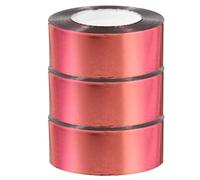 MERRYHAPY Nastro Riflettente Antiuccelli 3 Pezzi da 2,4cmx80m in Pet Effetto Scintillante per e Frutteti, Nastri Color Rosso per Tenere Lontani Gli Uccelli