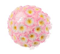 MERRYHAPY Paralume in Tessuto con Fiori Plumeria per Lampada da Tavolo e Terra Stile Hawaiano Decorativo per Soggiorno e Camera da Letto