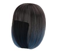 MERRYHAPY Parrucca Bob Corta Realistica Set Parrucche Da Donna Accessorio Moda Con Fissaggio Rapido