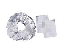 MERRYHAPY Pellicole Per Unghie Adesive Per Solvente Smalto in Gel 500 Pezzi 5 Confezioni Cotone e Alluminio Pratiche Per Manicure Professionale e Uso Domestico, Per Rimozione Smalto in Viaggio