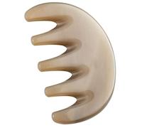 MERRYHAPY Pettine Da Massaggio a Cinque Denti Pettine Per Massaggio Alla Testa Strumento Di Massaggio Per La Cuoio Capelluto Raschietto Guasha Bordo Guasha Cina Addensare Corna Sprecate