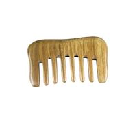 MERRYHAPY Pettine Per in Legno Per Raschiare - Spazzola Statica Per Da Donna in Legno Di Sandalo Nero Lunghezza 9 5 Cm Spessore 1 2 Cm Larghezza 5 7 Cm