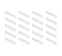 MERRYHAPY Scatola Porta Penne Pratica e Versatile 20 Pezzi Design a Piastra Fissa in Plastica Trasparente per Studenti, Contenitore per Penne a Sfera e Oggetti Solidi